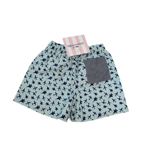NWT James & Lottie 24M Airplane Conrad Shorts - Picture 2 of 4